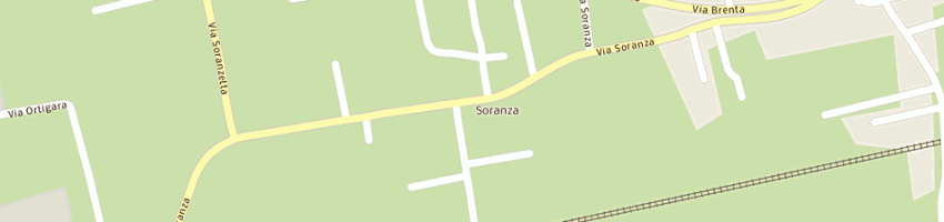 Mappa della impresa osteria soranza srl a CASTELFRANCO VENETO