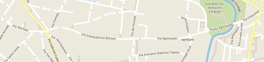 Mappa della impresa solero luisa a PADOVA