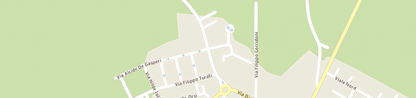 Mappa della impresa zucchini gian pietro a TRESIGALLO