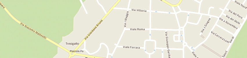 Mappa della impresa felloni e lipparini sdf a TRESIGALLO