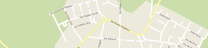 Mappa della impresa felloni luigi a TRESIGALLO