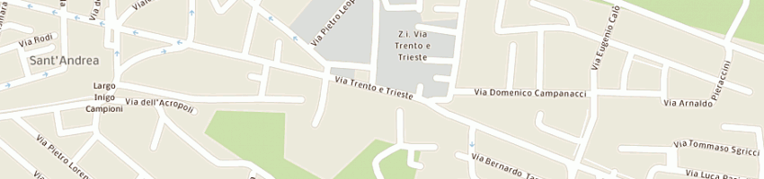 Mappa della impresa ammirati michele a AREZZO