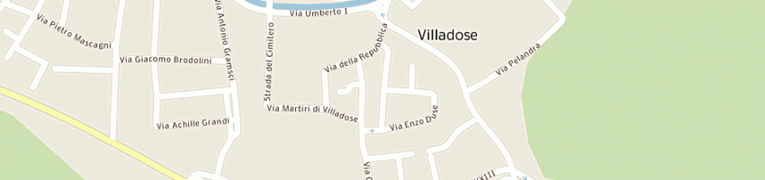 Mappa della impresa numero uno di bruscagin andreina e c sas a VILLADOSE