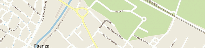 Mappa della impresa oami a FAENZA