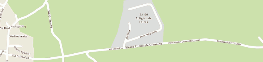 Mappa della impresa volgger johann a FALZES