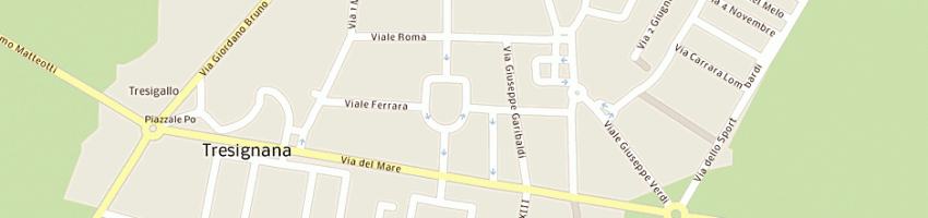 Mappa della impresa pizzeria la piazza a TRESIGALLO
