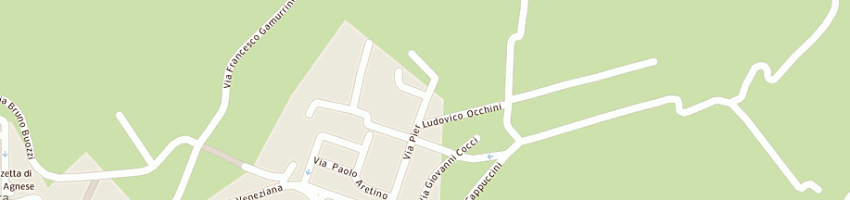 Mappa della impresa pasquini mauro a AREZZO