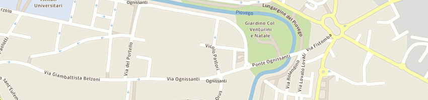Mappa della impresa a e b servizi linguistici a PADOVA
