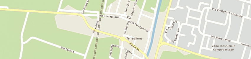Mappa della impresa tommasin luciano a VIGODARZERE