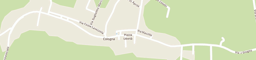 Mappa della impresa peverati luciano e diego a BERRA