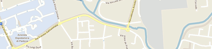 Mappa della impresa albergo gattamelata a PADOVA