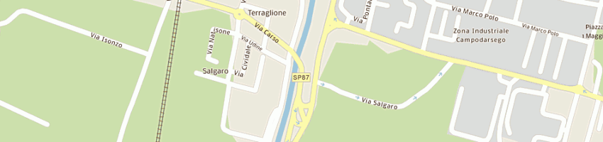 Mappa della impresa venturato giancarlo e c a PADOVA