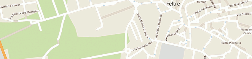 Mappa della impresa comune di feltre a FELTRE