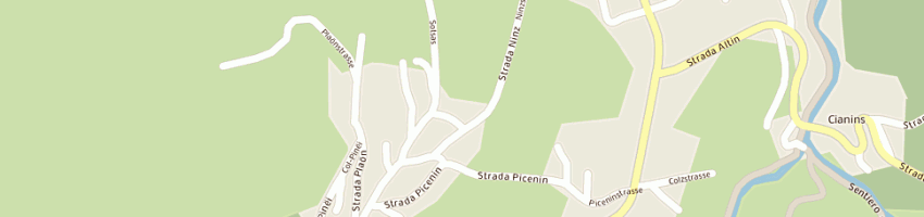 Mappa della impresa rottonara giacomo a BADIA