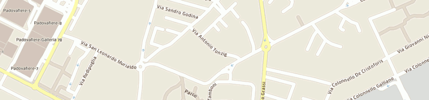 Mappa della impresa de tomi renzo a PADOVA