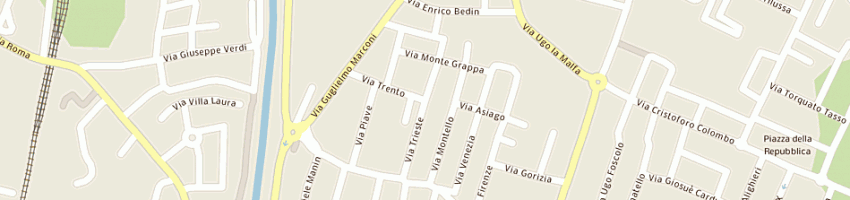 Mappa della impresa studio di igegneria ing luisa rossi ing fabio santoro a CADONEGHE