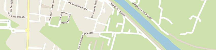 Mappa della impresa art legno sas di zanfardin cipriano e c a PADOVA