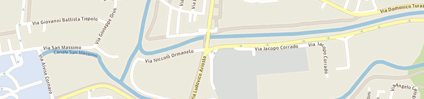 Mappa della impresa cus padova - centro universitario sportivo a PADOVA