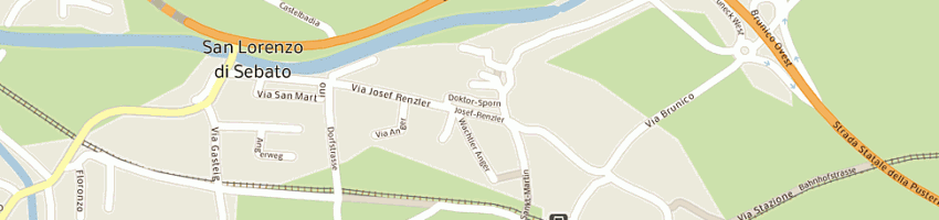 Mappa della impresa pedisan di kammerer oskar a SAN LORENZO DI SEBATO