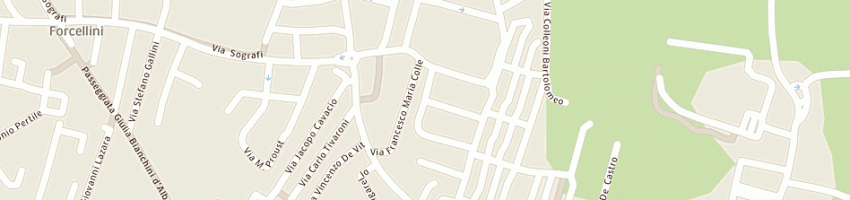 Mappa della impresa carossa alberto a PADOVA