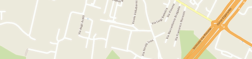 Mappa della impresa zeffin massimo a PADOVA