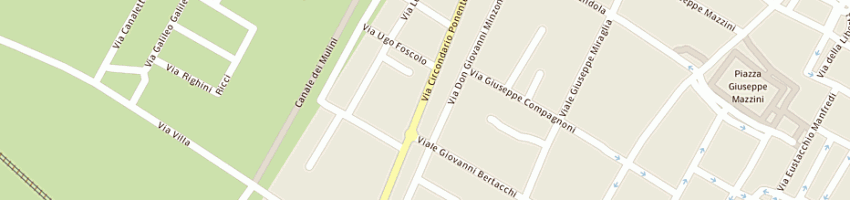 Mappa della impresa pezzi luciano a LUGO