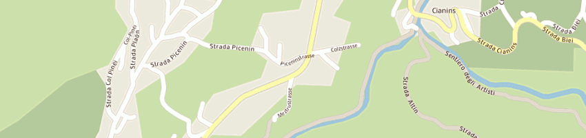 Mappa della impresa pizzinini bruno e c sas a BADIA