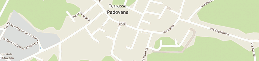Mappa della impresa bm elettroimpianti srl a TERRASSA PADOVANA