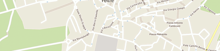 Mappa della impresa manpower spa a FELTRE