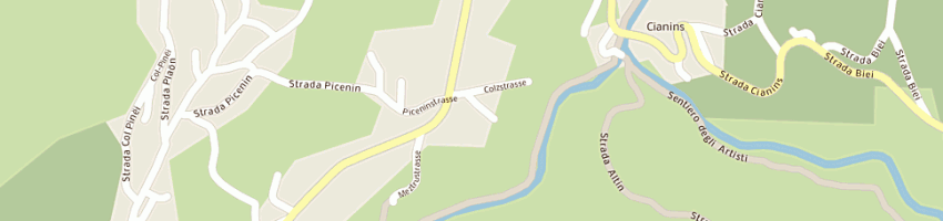 Mappa della impresa crazzolara giuseppe benedetto a BADIA