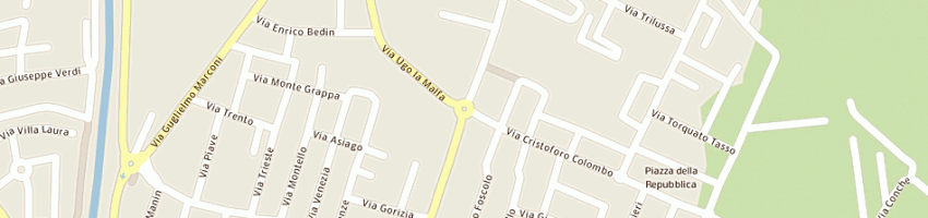 Mappa della impresa pulisecco quadrifoglio di parpaiola diana e c snc a CADONEGHE