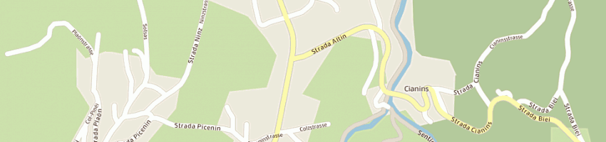 Mappa della impresa albergo la majun a BADIA