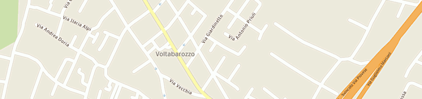 Mappa della impresa cagif di strappazzon nicola e c (snc) a PADOVA