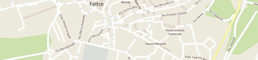 Mappa della impresa gelateria sommariva (snc) a FELTRE
