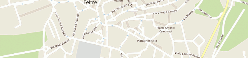 Mappa della impresa agenzia generale ina assitalia di bortoli marco a FELTRE