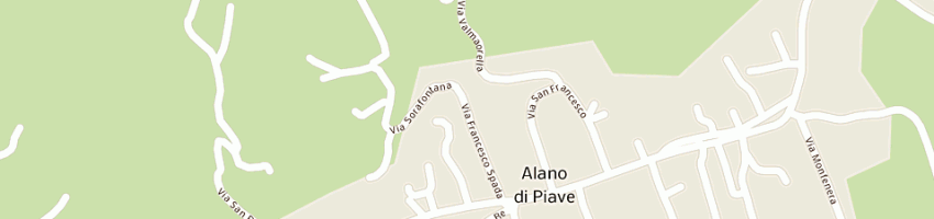 Mappa della impresa falegnameria franco di spada franco a ALANO DI PIAVE