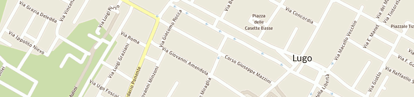 Mappa della impresa alberighi amalio a LUGO
