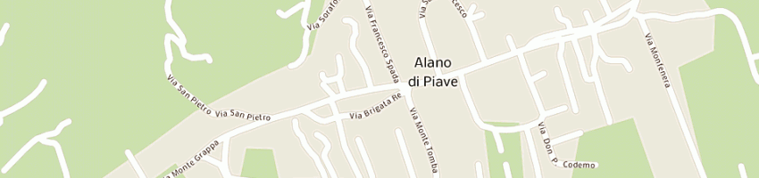 Mappa della impresa autoservizi sbizzera di sbizzera ruggero e c snc a ALANO DI PIAVE