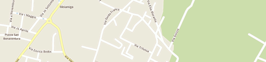 Mappa della impresa dal vecchio roberto a CADONEGHE