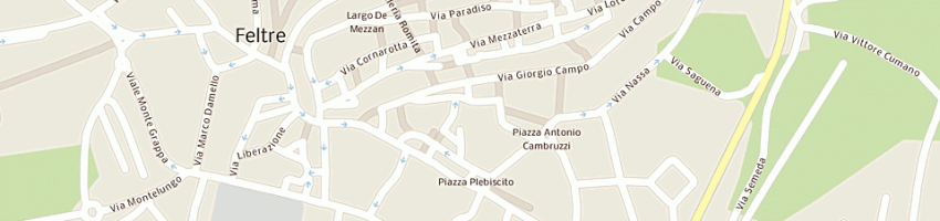 Mappa della impresa caffe' commercio a BELLUNO