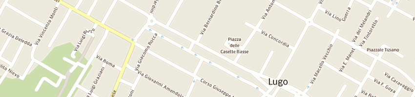 Mappa della impresa bar la siesta di cinzia de giovanni e c sas a LUGO