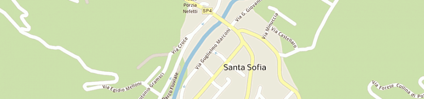 Mappa della impresa michelacci claudio a SANTA SOFIA