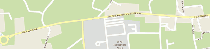 Mappa della impresa rtve telecomunicazioni snc di baldissera dario a ASOLO
