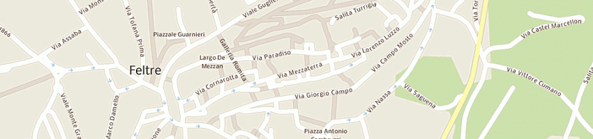 Mappa della impresa associazione nazionale alpini a FELTRE