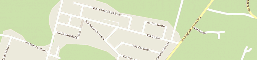 Mappa della impresa zanon danilo e c sas a CADONEGHE