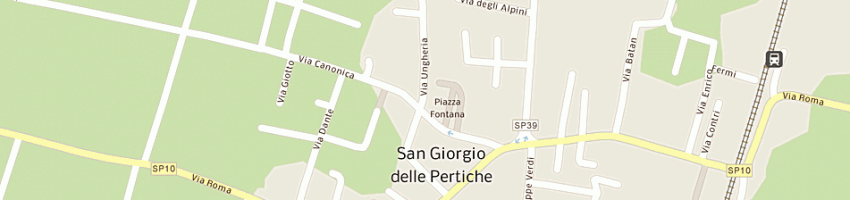 Mappa della impresa vetrate artistiche di testa paolo e silvia a SAN GIORGIO DELLE PERTICHE