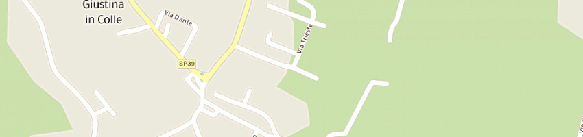 Mappa della impresa falegnameria carraro snc di carraro francesco e c a SANTA GIUSTINA IN COLLE
