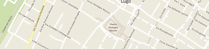 Mappa della impresa moda intimo e mare a LUGO
