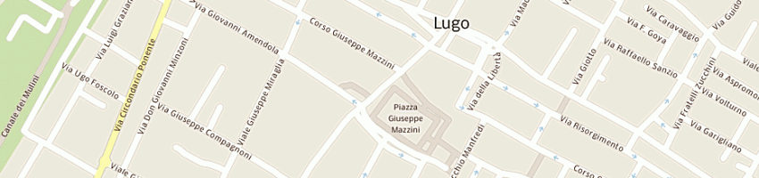 Mappa della impresa corcione antonia a LUGO