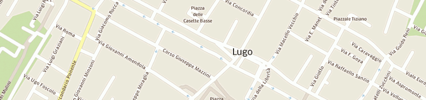 Mappa della impresa rer di vitiello giorgio a LUGO